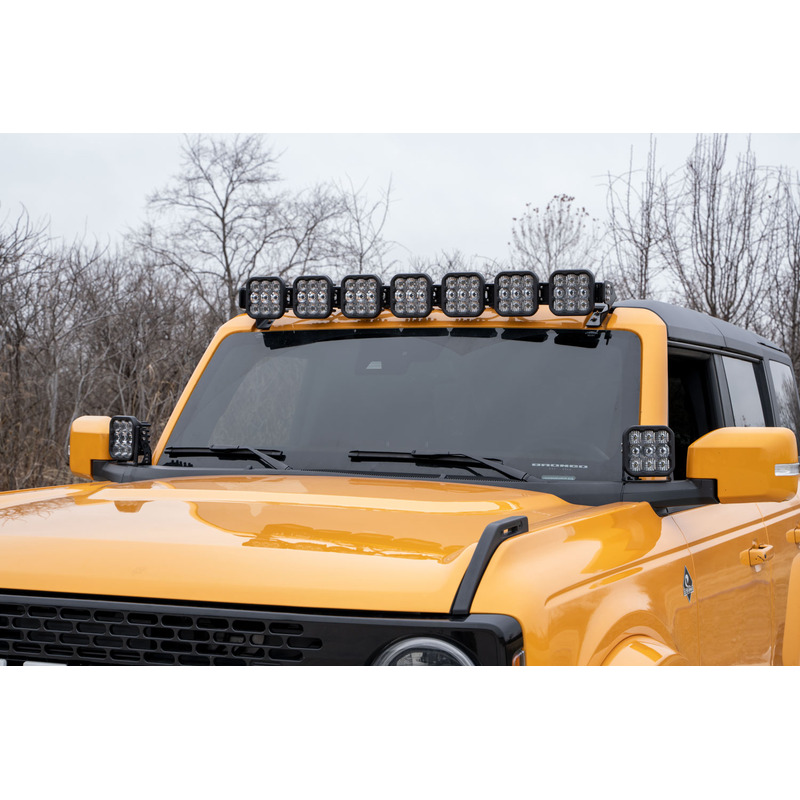  Diode Dynamics - Bronco SS5 Sport CrossLink Windshield White Combo Lightbar Kit
